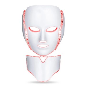 MASKA LED TWARZ SZYJA 7 KOLORÓW + ELEKTROSTYMULACJA