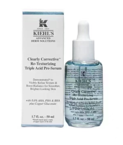 KIEHL'S Clearly Corrective Re-Texturing Triple Acid Pre-Serum 50ml